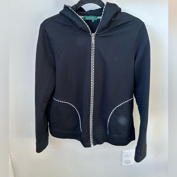 WOMENS RALPH LAUREN ZIP UP SIZE LARGE - Picture 1 of 3